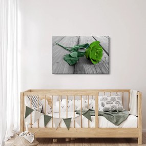 Tablou - Trandafir verde (90x60 cm)