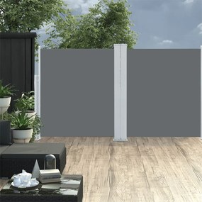 vidaXL Copertină laterală retractabilă, antracit, 140 x 600 cm