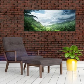 Tablou -Jungla din Seychelles (120x50 cm)