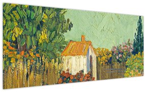 Tablou - Imitator of Vincent van Gogh, Landscape, reproducere (120x50 cm)
