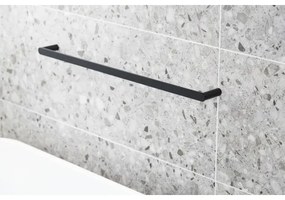 Suport de perete pentru prosoape KFA Armatura 864-025-81 24 cm oțel inoxidabil/negru mat