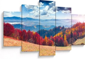 Tablou cu peisaj de toamnă pitoresc (150x105 cm)