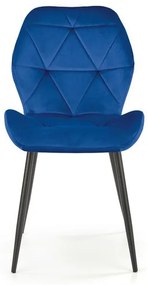 Scaun K453 velvet bleumarin