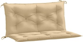 vidaXL Perne bancă de grădină, 2 buc., melanj bej, 100x50x7cm, textil