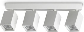 Plafoniera DYNAMITE PL4 LINEAR SQUARE BIANCO
