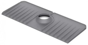 Organizator chiuveta Hermia 200BYR1121, 13.7x37x1.58 cm, Plastic, Gri