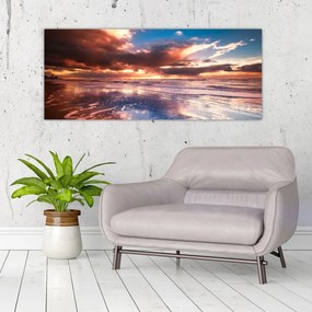 Tablou - Plaja de seară (120x50 cm)