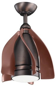 Ventilator LED dimabil de tavan Kichler KLF-TERNA-15-BB TERNA 10W/230V + telecomandă