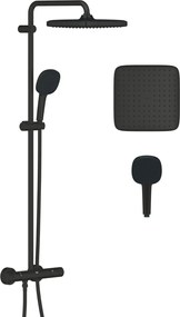 Grohe Vitalio Comfort set de dus perete cu termostat da negru 266962431