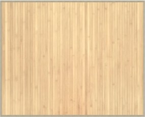 vidaXL Covor dreptunghiular, natural deschis, 80x100 cm, bambus