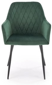 Scaun K558 velvet verde inchis