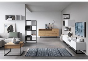 Comoda, grafit/negru, SPRING EK120 Comoda, stejar artisan/negru, SPRING EK120