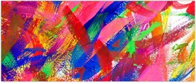 Tablou - Abstract colorat (120x50 cm)