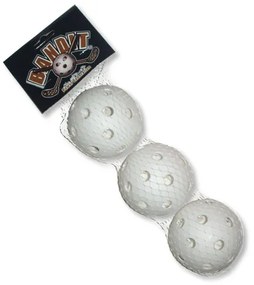 Set de mingi de competiție Floorball, alb ACITO