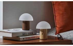 Veioză cu luminozitate reglabilă și abajur din sticlă (înălțime 13 cm) Alice – Gingko