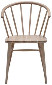 Scaun dining, natur, din lemn de stejar, Celeste