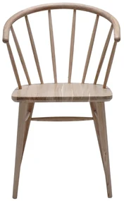 Scaun dining, natur, din lemn de stejar, Celeste