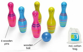 BS Toys - Joc de gradina Set de bowling Skittles Jr.