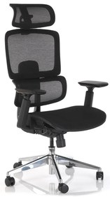 Scaun de birou Lustro, negru