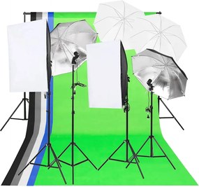 vidaXL Kit de iluminat pentru studio foto