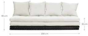 Canapea variabilă Karup Design Chico Natural, bej