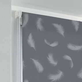 Jaluzea gri din material textil 60x90 cm Envolea – douceur d'intérieur