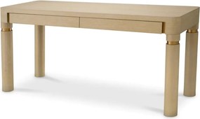 Birou modern design LUX Carmel, stejar albit