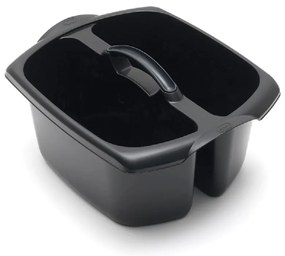 Coș cu 2 compartimente Addis Caddy, negru