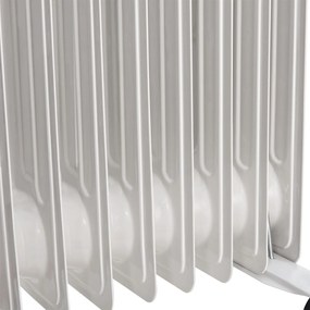 Radiator ulei OH125BW2 cu termostat, LED cu putere 2500W alb