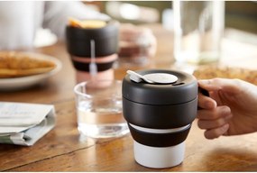 Cană termos neagră 400 ml To Go – Lékué
