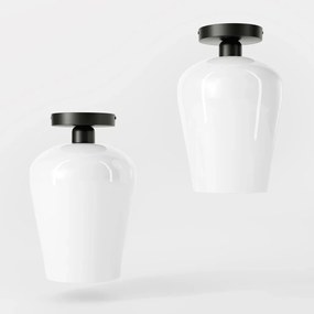 Plafoniera design italian din alama si sticla Talis