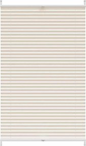 vidaXL Jaluzea plisată, crem, 70x125 cm