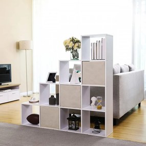 Biblioteca Living, PAL Melaminat, Alb, Vasagle, LBC10WTV1