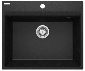 Deante ZRC_210A - Chiuvetă de bucătărie CORIO 50 x 60 cm granit/grafit