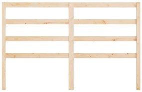 Tablie de pat, 126x4x100 cm, lemn masiv de pin Maro, 126 x 4 x 100 cm, 1