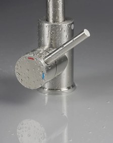 🚰 Baterie pentru bucătărie LUNO, pipă elastică, 2 funcții – Cod BOC_5740