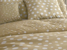 Lenjerie din bumbac Renforce TABEA bej Dimensiune lenjerie de pat: 2 buc 80 x 80 cm | 200 x 200 cm