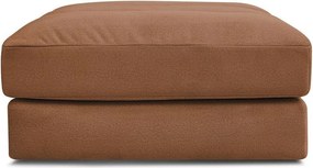 Taburet portocaliu cu tapițerie din catifea Sierra – Bobochic Paris