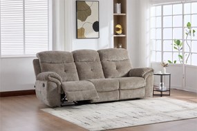 Canapea dumonde 3 locuri cu 2 reclinere manuale Norven 249x105 cm