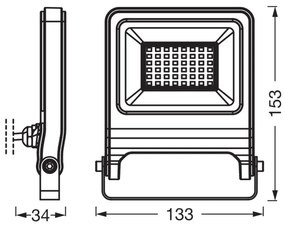 Osram - Proiector LED ENDURA LED/30W/230V 3000K IP65