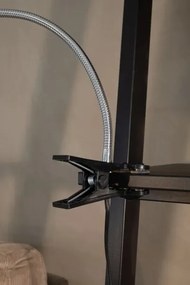 Lampă de masă LED cu clemă Markslöjd 106092 TULIP LED/3W/230V neagră