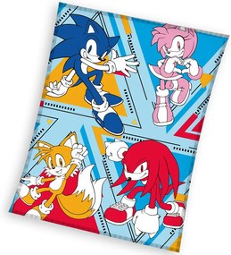 Carbotex Pătură pentru copii Ježek Sonic Original,130 x 170 cm