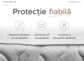 Protectie saltea impermeabila matlasata pentru patut 60 x 120 cm