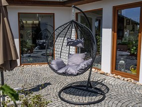 OFERTA Scaun suspendat negru KOKON fara suport II. calitate