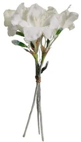 Crin artificial înzăpezit Lily alb, 47 cm