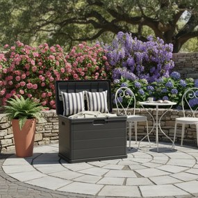 Cutie de depozitare BETA, 170L, 78x55x52cm, antracit I.P.A.E-Progarden