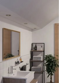 Eglo 902239 – Set 3 spoturi LED de tavan BARRANCO pentru baie, 1x GU10/4,5W/230V, IP44, crom