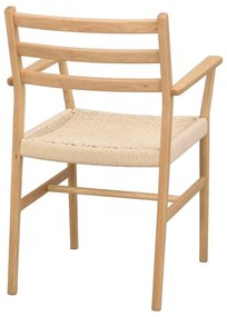 Scaun de dining natural Harlan – Rowico