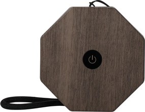 Decorațiune luminoasă albă/gri portabilă cu USB ø 8 cm Twist – Gingko