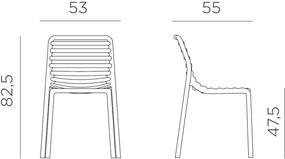 Scaun Exterior Nardi - Doga Bistrot, Pera